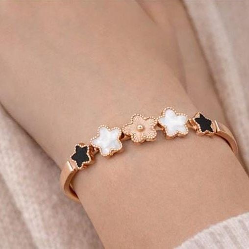 Floral Enamel Bracelet