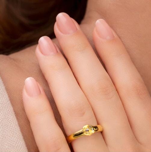 Nail Inspired Band Ring