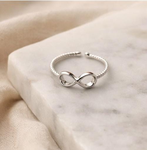 Adjustable Infinity Band ring