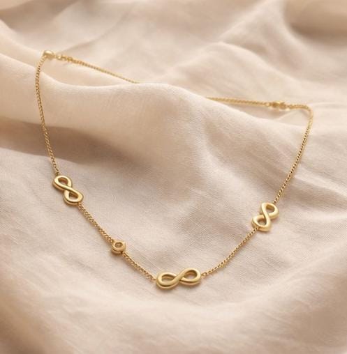 Infinity Charm Chain Necklace