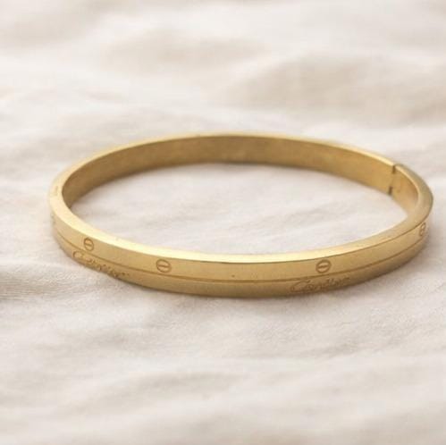 cartiear Engraved Bangle Bracelet
