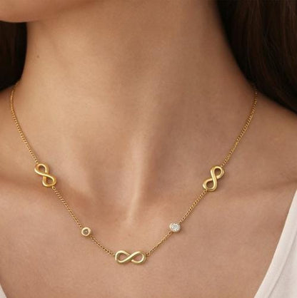 Infinity Charm Chain Necklace