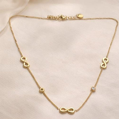 Infinity Charm Chain Necklace