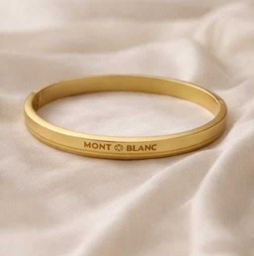 Blanc Engraved Bangle Bracelet