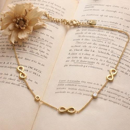Infinity Charm Chain Necklace
