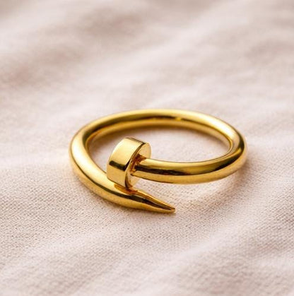 Nail Inspired Band Ring