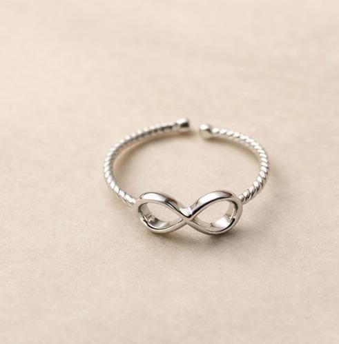 Adjustable Infinity  Band ring