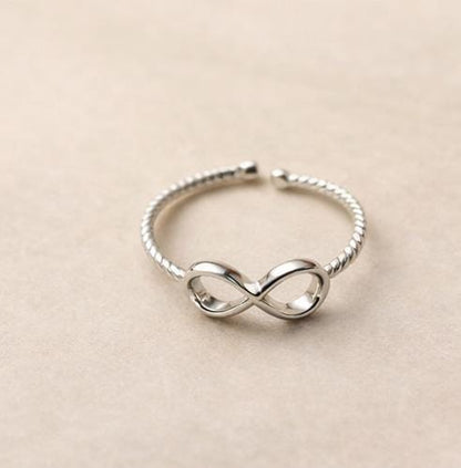 Adjustable Infinity  Band ring