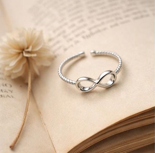Adjustable Infinity  Band ring