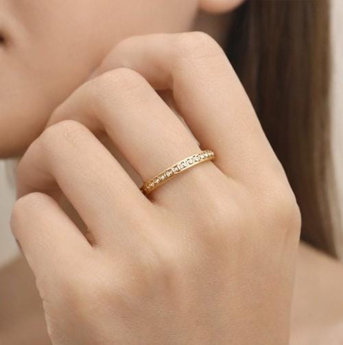 Adjustable Pattern Band Ring