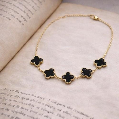 Midnight Clover Anti Tarnish Bracelet