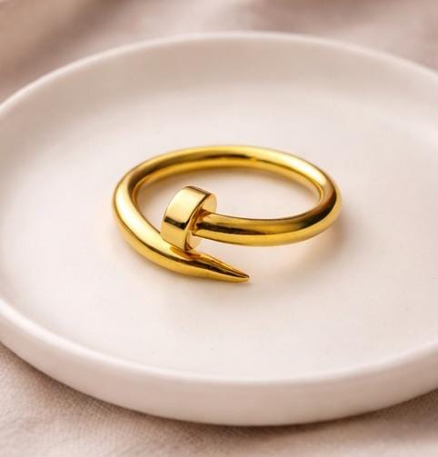 Nail Inspired Band Ring